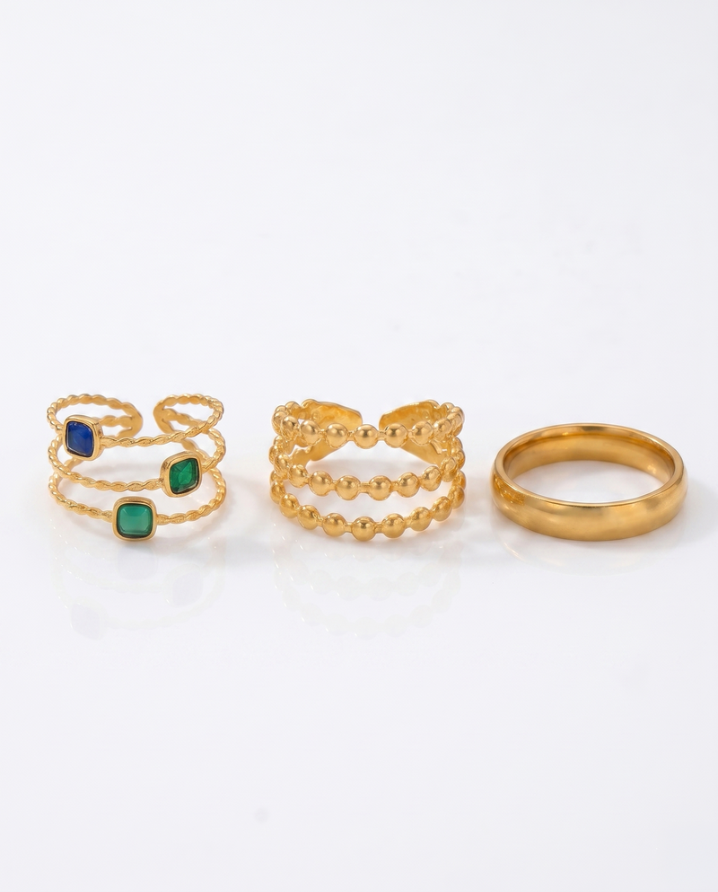Anillos Equilibrio Geométrico (set)