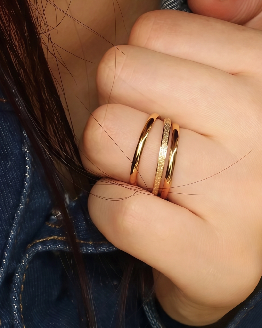 Anillos Silencio (set)