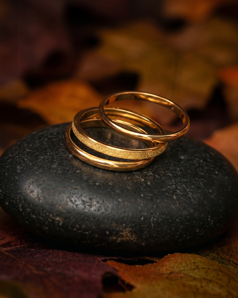 Anillos Silencio (set)