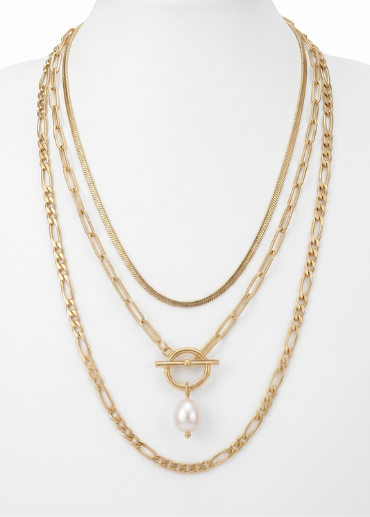 Collar Triple Destino (set)