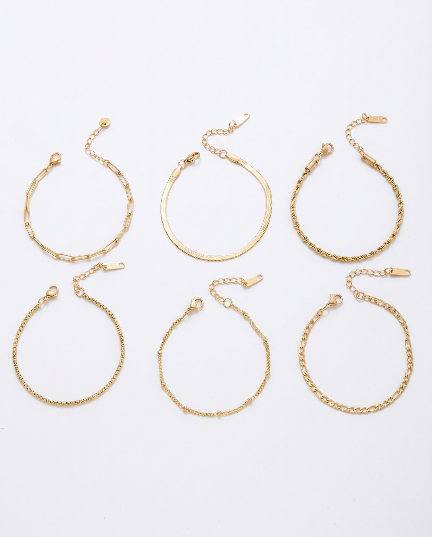 Pulseras Energía Dorada (set)