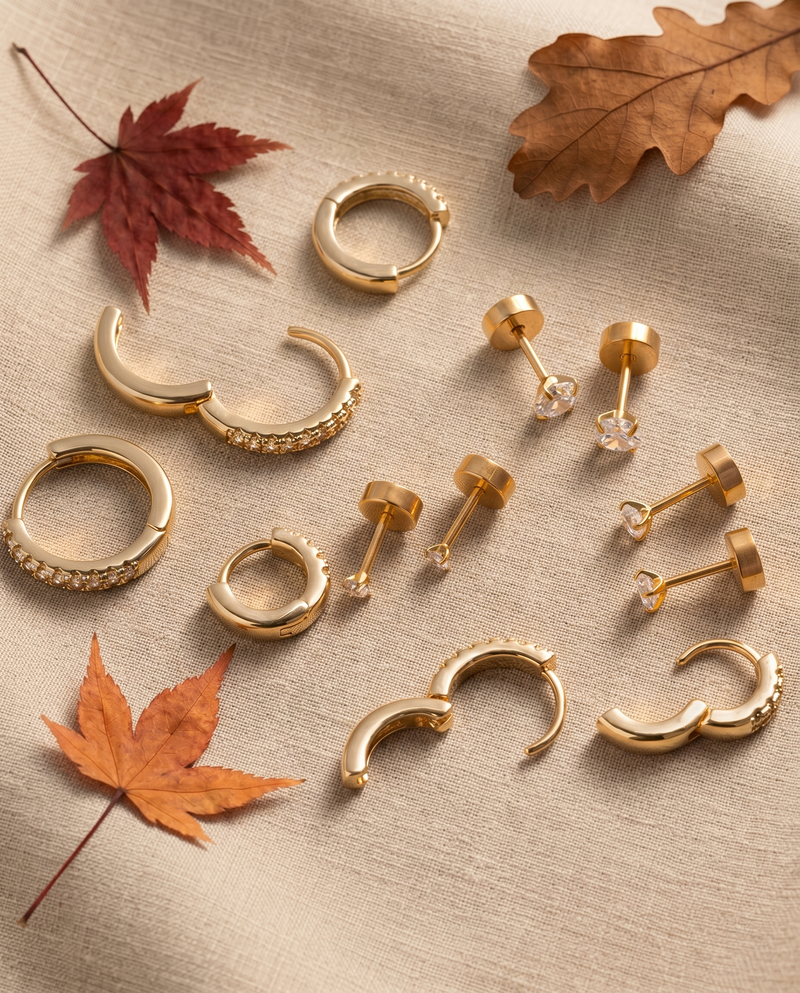 Set Brillo Celestial (ear cuffs)
